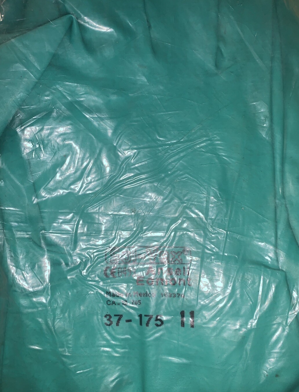 2 Pair X Ansell Sol-Vex 37-175 Nitrile Glove Size 11