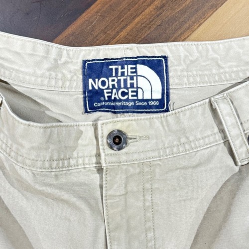 North Face Pants Mens 38 L Cargo Pocket Outdoor Hiking Beige Tan - Picture 3 of 13