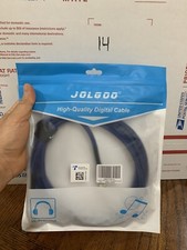 1/4 Inch Cable Guitar Cable 10 Ft Straight to Right Angle Blue