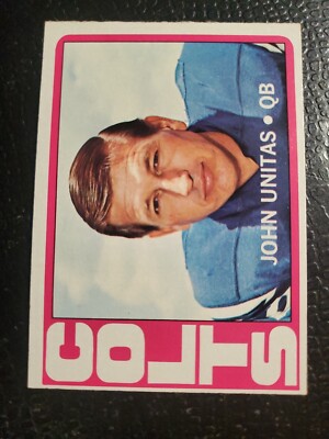1972 Topps - #165 Johnny Unitas