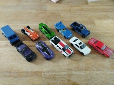 Hot Wheels Bundle Job Lot Of 10 Die cast Cars Vans Dodge Buick Chevrolet Jeep 