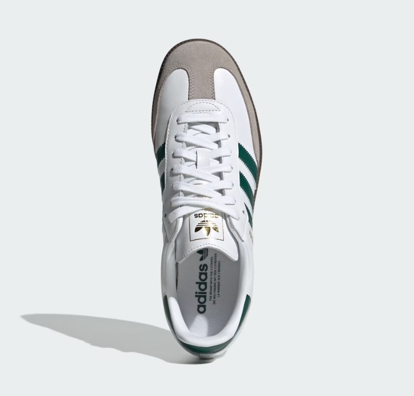 New Adidas Samba OG Shoes - White / Collegiate Green (JH8797) | eBay