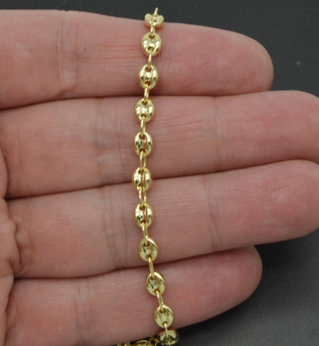 Nike Swoosh Mariner Chain 19 in 14K Yellow Gold