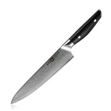 Klaus Meyer Luxor Damascus Steel 8 inch Chef's Knife