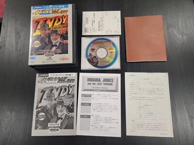 Indiana Jones And The Last Crusade – FM Towns Marty – Import Japon Complet – Très Bon état