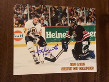 Boston Bruins Don Marcotte  Autographed 8x10 Photo Pose 2