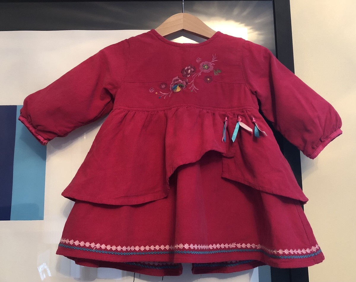 STUNNING BABY GIRLS VELVET DRESS by KENZO-KID AGE Months