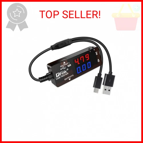 USB Tester Multimeter Dual USB Ports PD QC 3.0 LED Display Battery Charger Monit