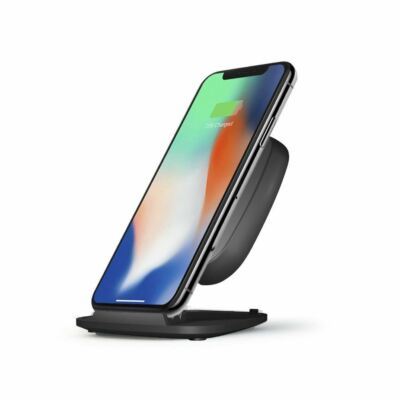 ZENS iPhone X Xs Max Fast Wireless Charger Pad/Stand 10W FAST Universal Qi  Black UK