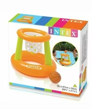 Water Pool Game Inflatable Basketball Floating Hoops Intex 26 1/2In Free Ship