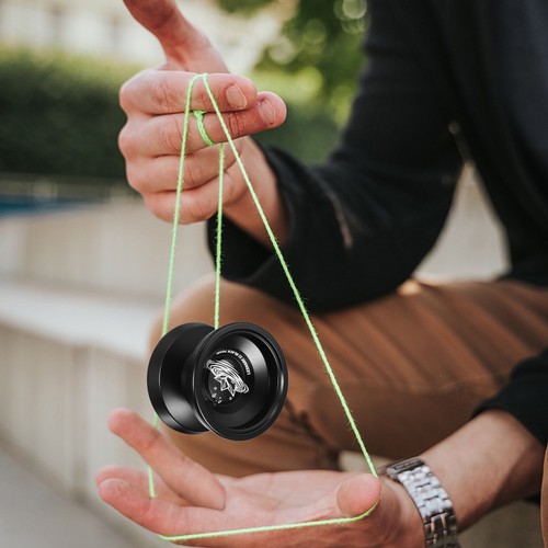 Professional Yoyo Ball Aluminum Alloy Yo Yo Gift With Bearing Strings And Glove - Afbeelding 6 van 13
