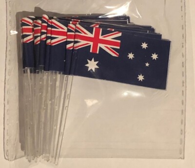 Australian Flag Toothpicks 25Pk - Aussie Australia Day Party Supplies ...