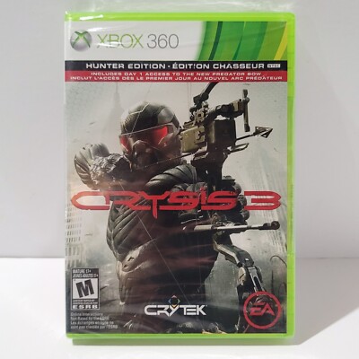 Crysis 3 Hunter Edition Xbox 360 First-Person Shooter Game CIB New Sealed