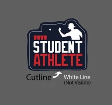 Student Athlete Sticker Pong Waterproof Beer Drinking Party College Gift NEW