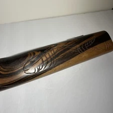 Vintage African Mancala Game Hand Carved With Seeds 