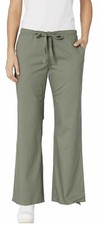 Cherokee Modern Classic Workwear Women's Scrub Pants Olive Size Large New
