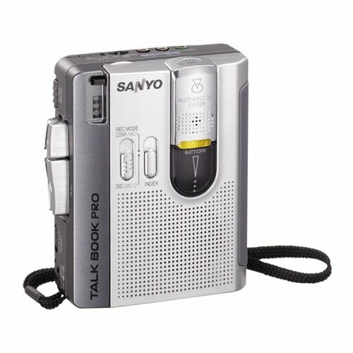 SANYO Cassette Recorder with Stereo Recording Voice Activation TRC