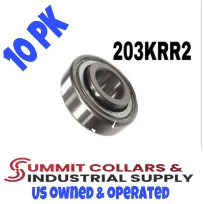 (10) 203KRR2 .640'' PREMIUM SEALED AGRICULTURE BEARING SHIPS SAME DAY