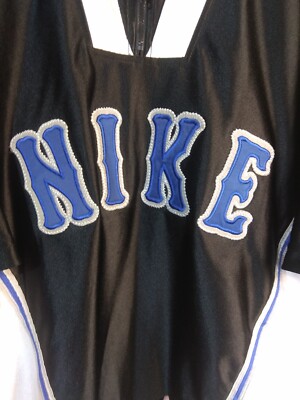 Nike Vintage Jersey 90s Basketball Basket Shirt Big Logo Black Men