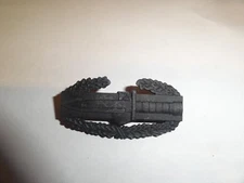 MILITARY BADGE METAL CREST INSIGNIA COMBAT ACTION BLACK OLDER WITH 2 CLUTCHBACKS