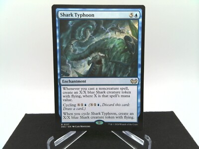 Shark Typhoon 0127 Commander: Duskmourn: House of Horror DSC MTG Magic