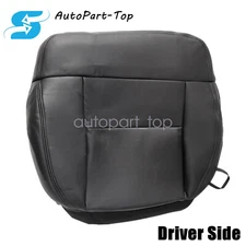 Driver Bottom Replacement Leather Seat Cover Black For 2004 2005 Ford F150 XLT