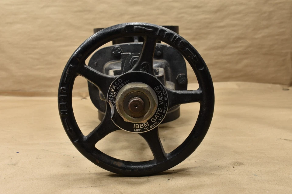 MILVACO 2885M, 3" IBBM Gate Valve , 125S 200 WOG Cast Iron - Image 3 of 4
