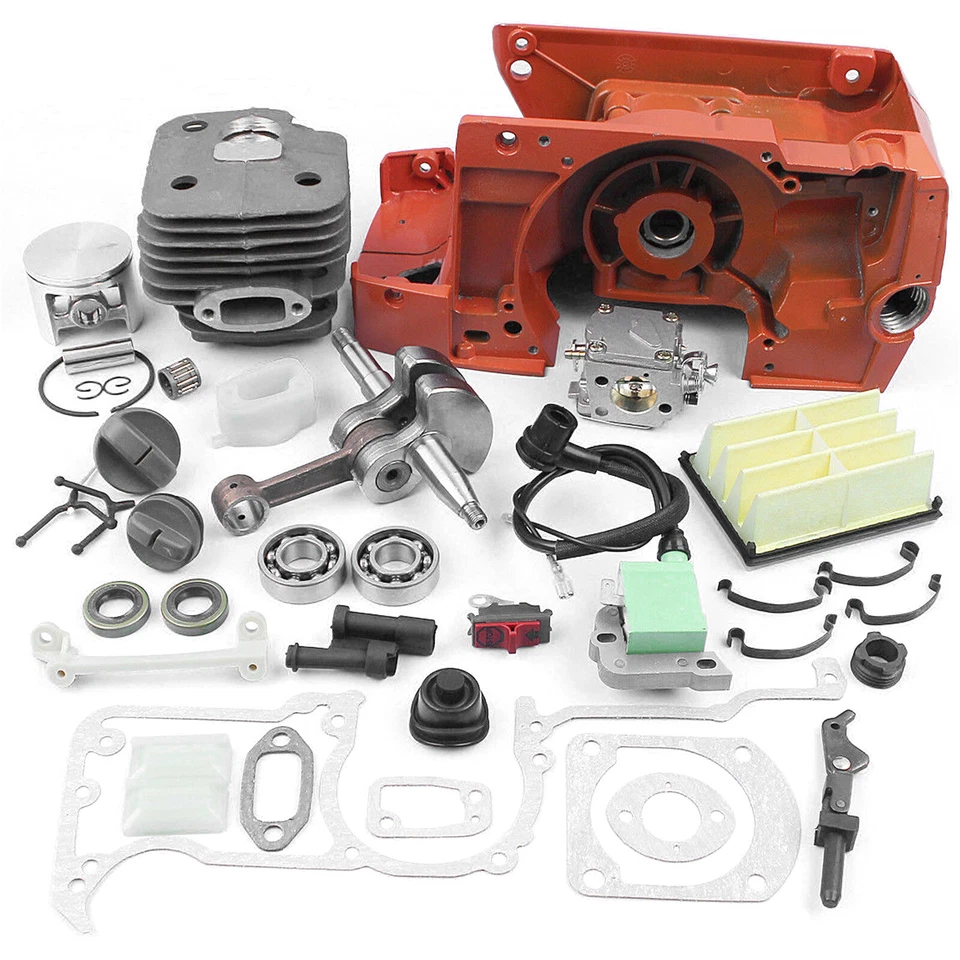 Kit silenciador cilindro cigüeñal cárter para motosierra Husqvarna 268 272 272XP Foto 4 de 4