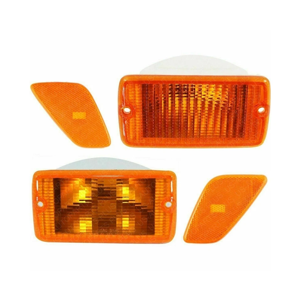 Juego de 4 luces de señalización delanteras y laterales para Jeep Wrangler 2001-2006 (TJ) Foto 3 de 4