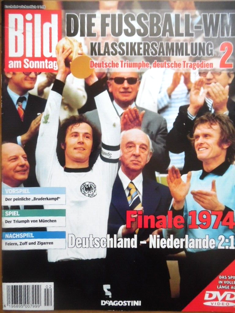 FUSSBALL-WM KLASSIKER --- Finale 1974 Deutschland-Niederlande