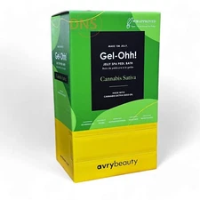 Avry Jelly Spa Pedicure Foot Bath - Canabis Sativa 30 Sets