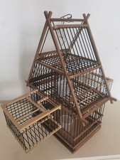 3pcs Birdcage Repeating Trap Cage Hunting Escaped bird cage Birds Catch 01