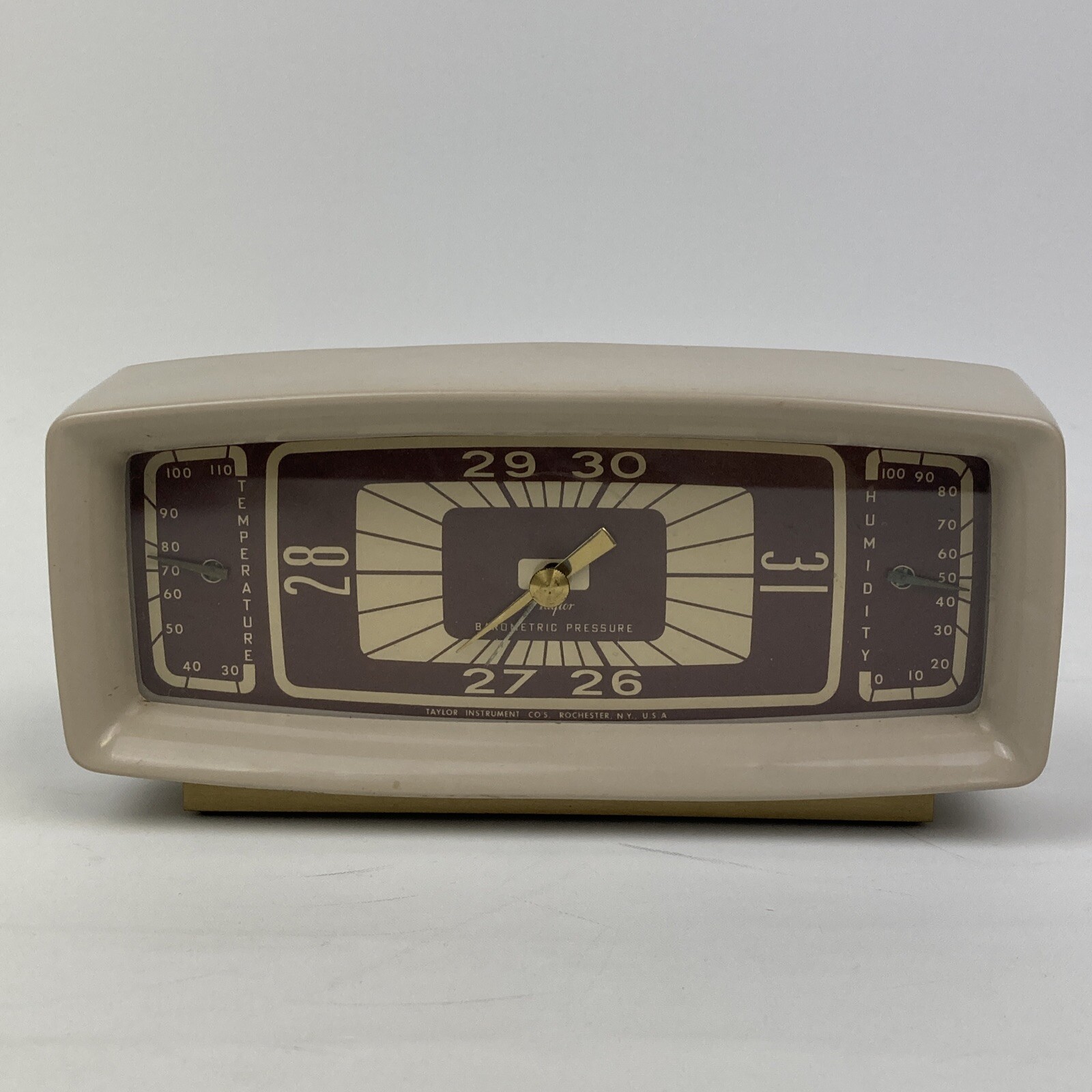 VTG Taylor Barometric Pressure Temperature Humidity Desktop Weather