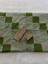 70 x90 Handmade Patchwork Lightweight Cotton Quilt.