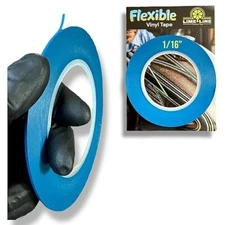 LiME LiNE 1/16" Flexible Vinyl Fineline Masking Tape for Automotive Custom Paint