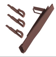 Forticrete SL8 Dry Verge 10 Pack Clips Right Rustic Red Roofing Building