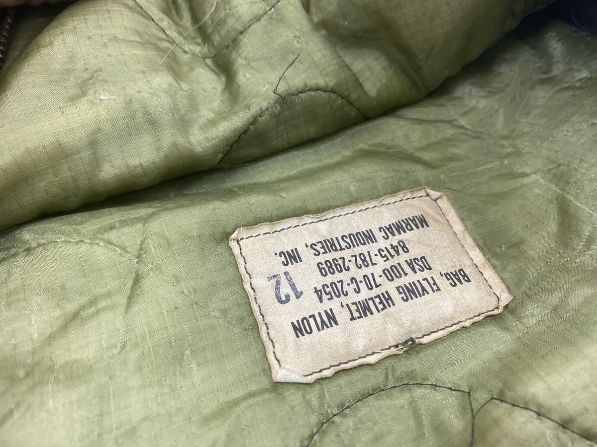 Flying Helmet, Bag, Nylon- Flyers Bag 1970 | eBay