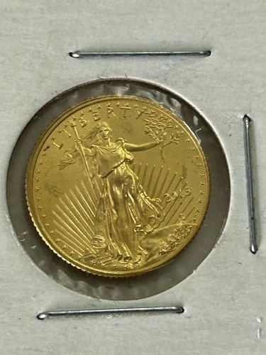 2015 1/10 oz American Gold Eagle Coin Lady Liberty W/Torch & Olive Branch