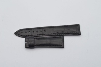 BREGUET LEDER ARMBAND 19MM BRACELT FÜR FALTSCHLIESSE 16MM SCHWARZ NEU 19-16 3