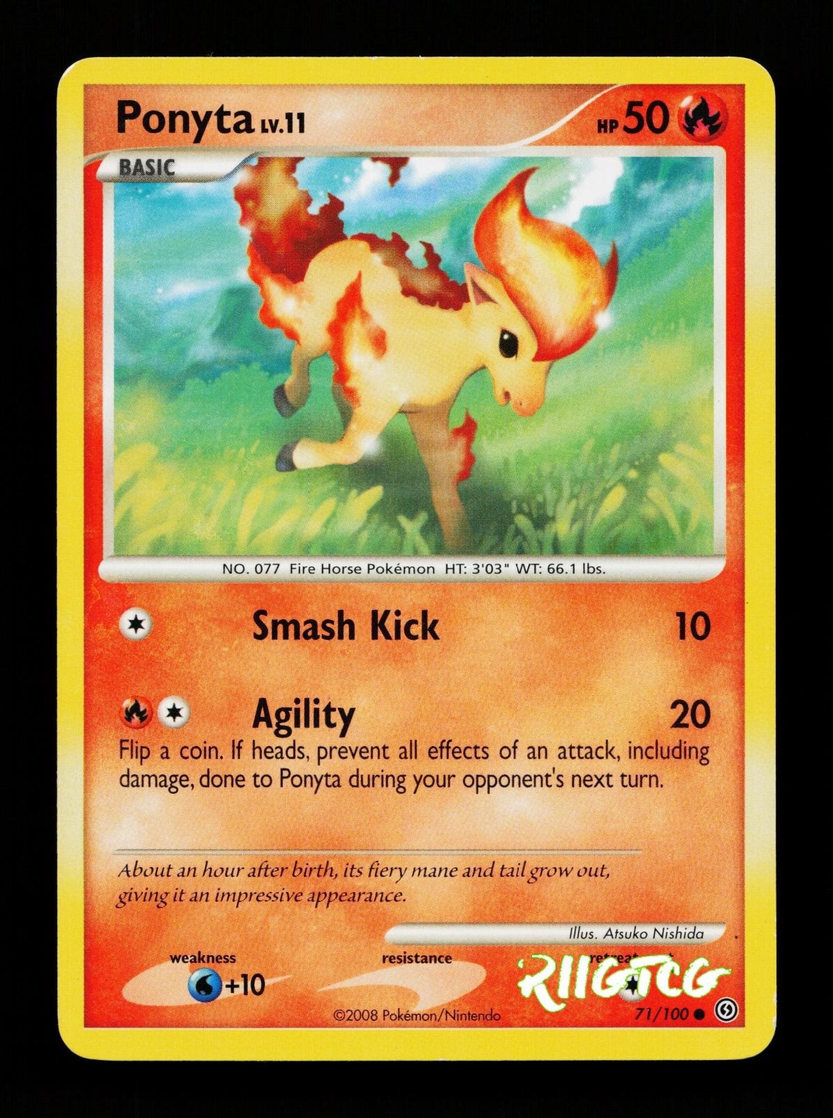 Ponyta 71/100 Stormfront LP Pokemon