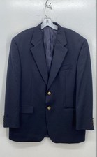 Lauren Ralph Lauren Men's Dark Navy Wool Blazer - Size Measured