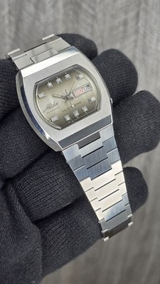 Mido Multistar NOS Automatic 25 Jewels Beauty Grey Dial Men's Wristwatch Swiss.
