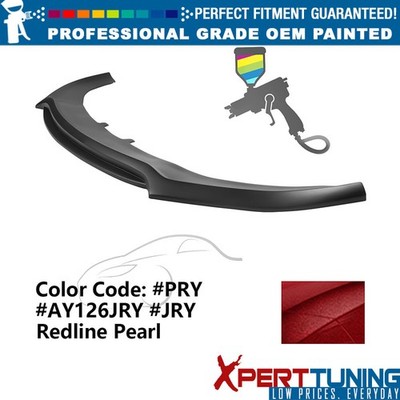 Fits 20-23 Dodge Charger IKON V3 Front Lip PP Painted #PRY Redline Pearl