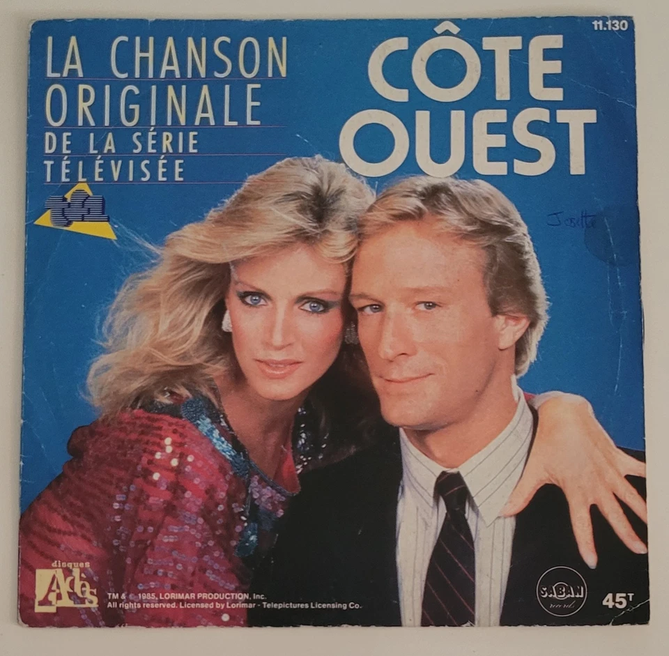 Générique Vinyle Série Tf1 Télévision Côte Ouest - Photo 1/4