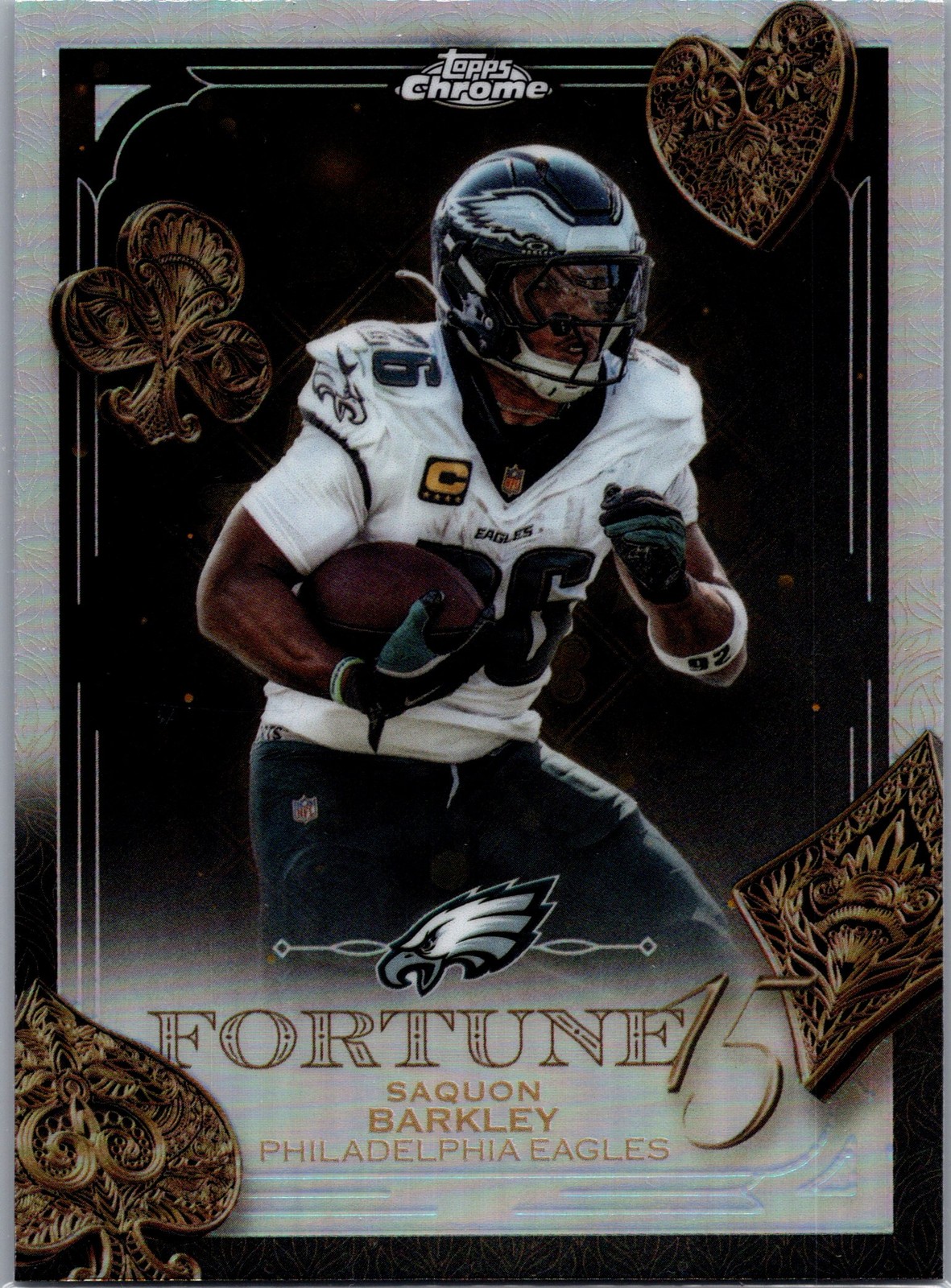 2025 Topps Chrome SAQUON BARKLEY #F15-3 NM