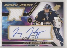2020-21 SPx Rookie Auto Jersey Gold Spectrum /49 Jonas Johansson #JJ Auto 0c3
