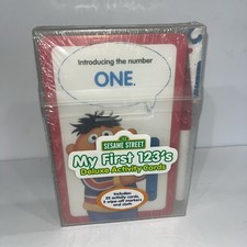 Sesame Street My First 123's Deluxe Activity Cards Factory Sealed. Vintage 2005