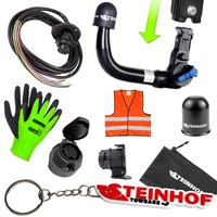 AnhäNgerkupplung Abnehmbar FüR VW Bora 4-TüR Stufenheck +E-Satz 13P ABE