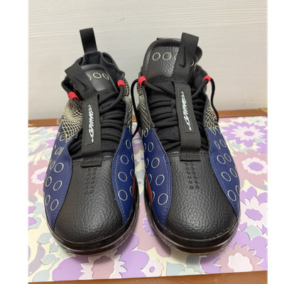 Nike Air Max 720 Saturn Men's High Top Sneakers Black Blue Lace Up