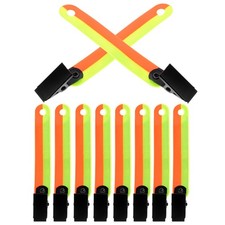 12 Pcs Fluoreszenzbandclip Reisen Radfahren Reflektierende Ausr&uuml;stung